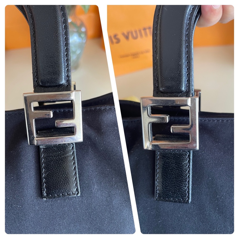 🖤🖤🖤Fendi nylon handbag with pouch❤️💼 - Picture 6 of 15